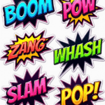 SFX / Comic Words - Sticker Sheet v2